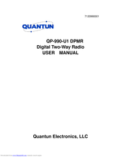 QUANTUN QP-990-U1 DPMR User Manual