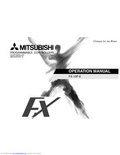 Mitsubishi FX-10P-E Operation Manuals