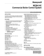 Honeywell MCBA14C Installation Instructions Manual