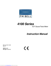 F.W. BELL 4180 Instruction Manual