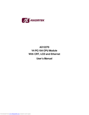AXIOMTEK AX12270 User Manual
