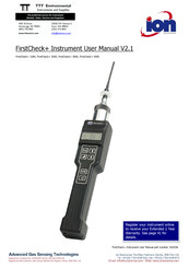 ION FirstCheck+ 3000 User Manual