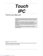 HSAJET TOUCH-IPC Technical Manual