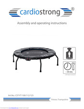 CARDIOSTRONG CST-FT-100 Assembly And Operating Instructions Manual