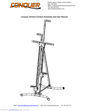 Conquer Vertical Climber Assembly And User's Manual