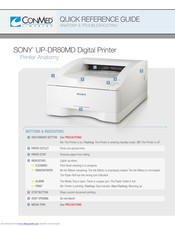 Sony UP-DR80MD Quick Reference Manual