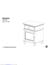 Target terrace 433-802 Assembly & Instruction Manual