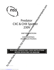 NSS Predator CXC Information & Operating Instructions
