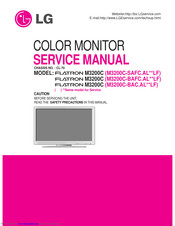 LG Flatron M3200C Service Manual
