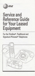 AT&T Trimline Single Line Business Telephone Service And Reference Manual
