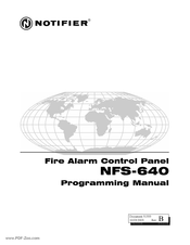 Notifier NFS-640 Programming Manual