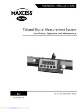 Maxcess TIDLAND Installation, Operation And Maintenance Manual
