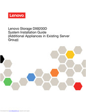 Lenovo Storage DX8200D series System Installation Manual