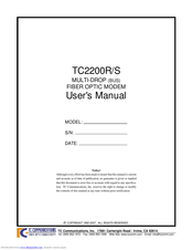 TC Communications TC2200R User Manual