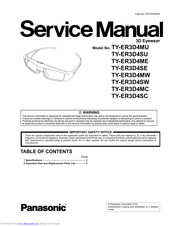 Panasonic TY-ER3D4MC Service Manual