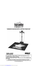 Karaoke Night KN290 User Manual