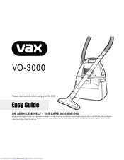 Vax VO-3000 Easy Manual