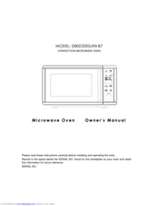 MIGROS D80D20ESLRIII-B7 Owner's Manual