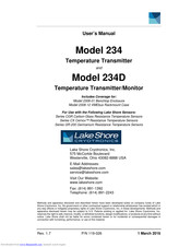 Lake Shore 234 User Manual