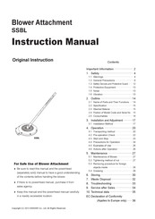 Honda SSBL Instruction Manual