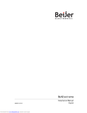 Beijer Electronics BoX2 extreme Installation Manual