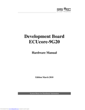 Sys Tec Electronic ECUcore-9G20 Hardware Manual