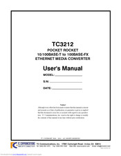 TC Communications TC3212 User Manual