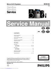 Philips MCB146 Service Manual
