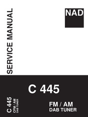 NAD C 445 Service Manual