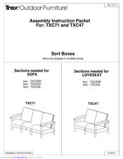 Trex TXC71 Assembly Instruction Manual
