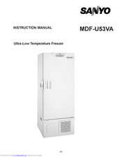 Sanyo MDF-U53VA Instruction Manual