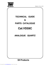 TMI Products VD59C Technical Manual & Parts Catalogue