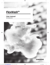 Samsung FlexWash WV16M9945K Series User Manual