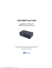 Broadata Communications Link Bridge LBC-HDBT-Lite-Rx User Manual