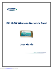 Flarion PC 1000 User Manual