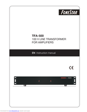 FoneStar TFA-500 Instruction Manual