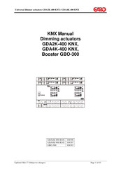 GARO GDA4K-400 KNX Manual