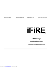 iFire eFiRE40 Instructions For Installation And Use Manual