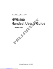 Home Wireless Networks HWN500 User Manual
