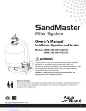 Aqua Guard SandMaster SM19152STL Owner's Manual
