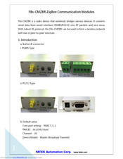 FATEK FBs-CMZBR Manual