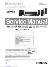 Philips HTS3544/37 Service Manual