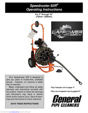Gap Power Speedrooter 92R Operating Instructions Manual