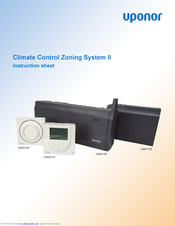 Uponor A3800165 Instruction Sheet