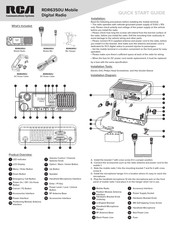 Rca RDR6350U Quick Start Manuals