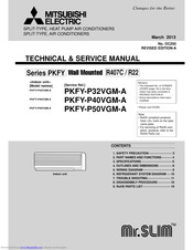 Mitsubishi PKFY-P32VGM-A Technical & Service Manual