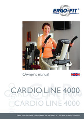 ERGO-FIT Cardio Line 4000 Owner's Manual