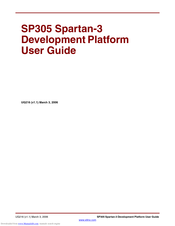 Xilinx SP305 Spartan-3 User Manual