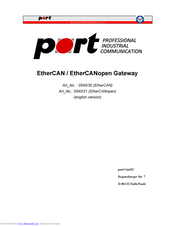 PORT EtherCANopen Manual