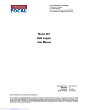 Focal 923 User Manual